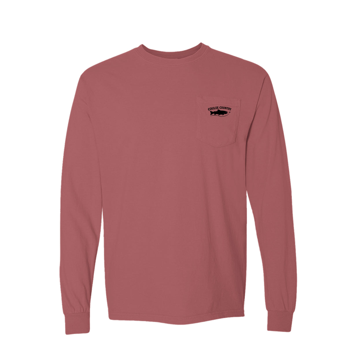 Coulee Country Hatch Long Sleeve in sumac, front