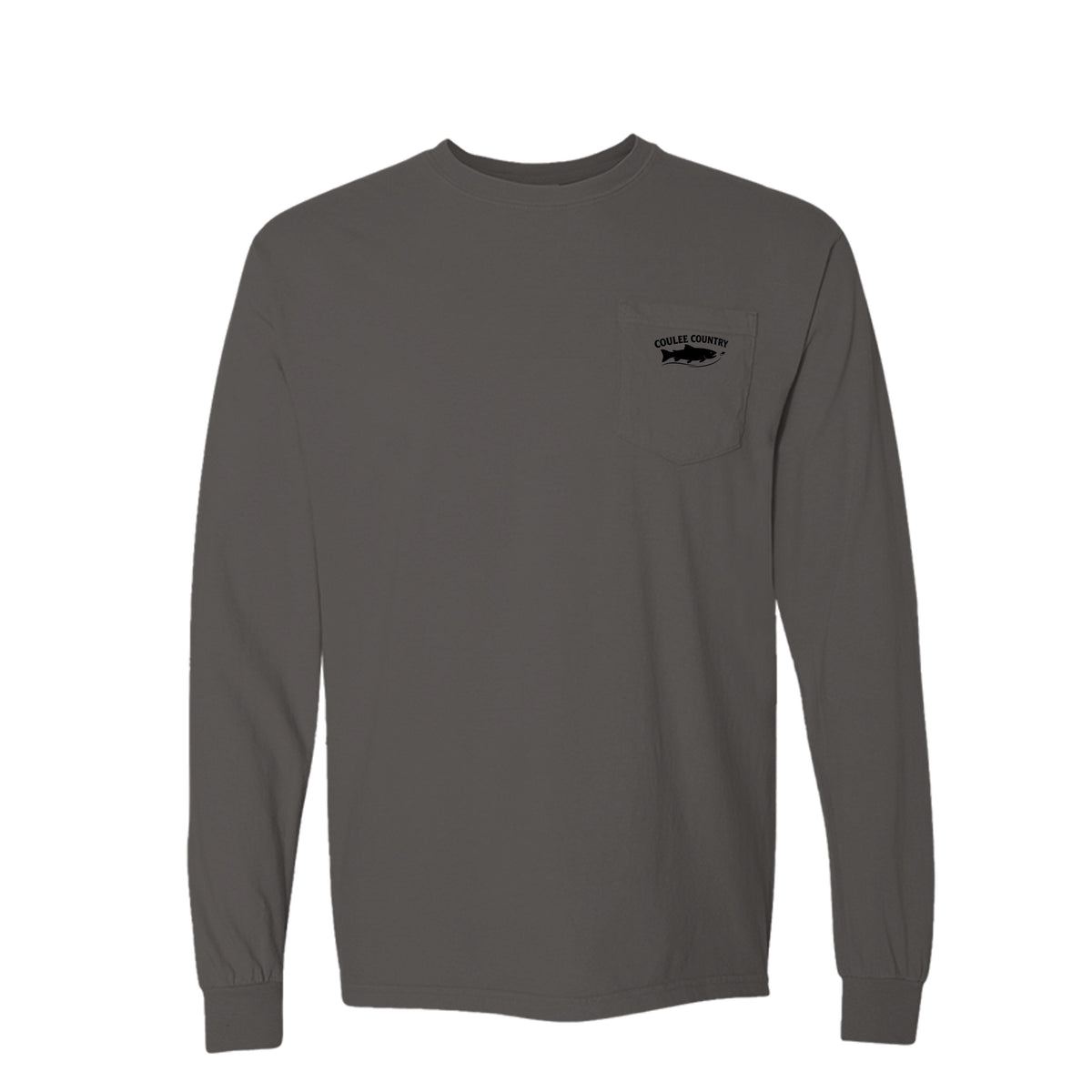 Coulee Country Hatch Long Sleeve in ironwood, front